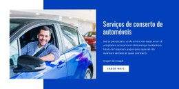 Serviços De Conserto De Automóveis Modelo CSS Responsivo
