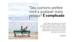 Relação Cão E Dono – Site Responsivo