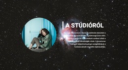Modern Művészeti Stúdió - Ingyenes HTML-Sablon