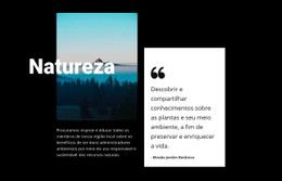 Natureza Paisagem Vista - Landing Page Criativa Multiuso