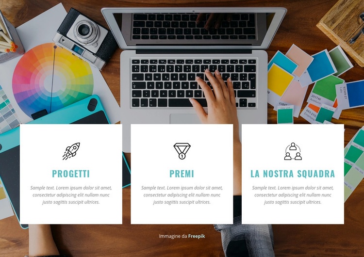 Studio di trasformazione del marchio Modelli di Website Builder