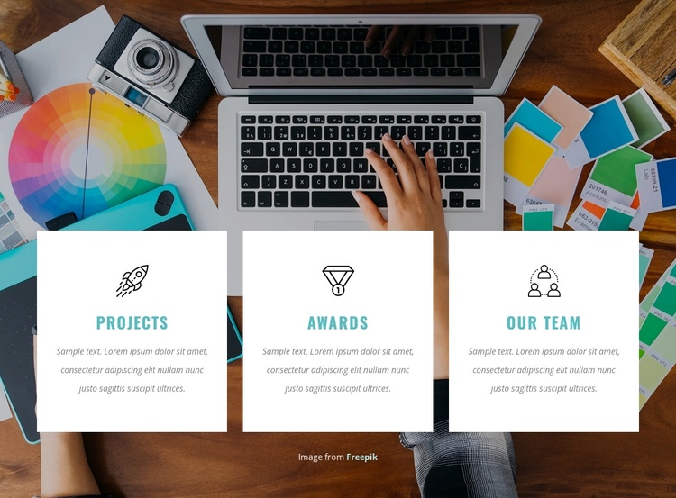 Brand transformation studio One Page Template