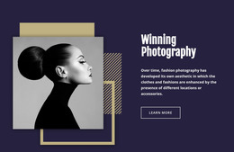 Winning Fashion Photography - HTML Template Generator