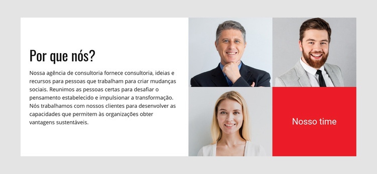 Equipe Criativa Modelo HTML5