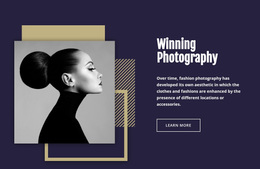 Winning Fashion Photography - Website Design Inspiration