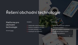 Ukázka Šablony Pro Platforma Obchodní Technologie