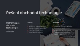HTML Stránka Pro Platforma Obchodní Technologie