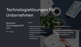 Business-Technologie-Plattform - Website Creator HTML