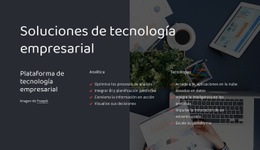 Plataforma De Tecnología Empresarial - Website Creator HTML