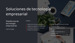 Plataforma De Tecnología Empresarial - Plantilla Joomla De Funcionalidad