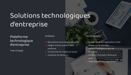 Plateforme Technologique D'Entreprise - Conception De Sites Web Gratuite