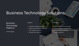 Business Technology Platform - Website Creator HTML