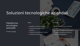 Pagina HTML Per Piattaforma Tecnologica Aziendale