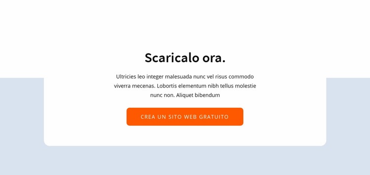 Scaricalo ora Modello HTML5