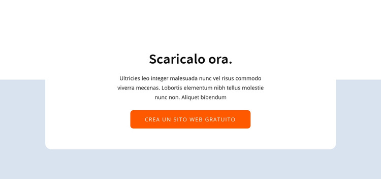 Scaricalo ora Modello di sito Web