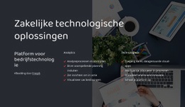 Zakelijk Technologieplatform - Ontwerper Van Bestemmingspagina'S