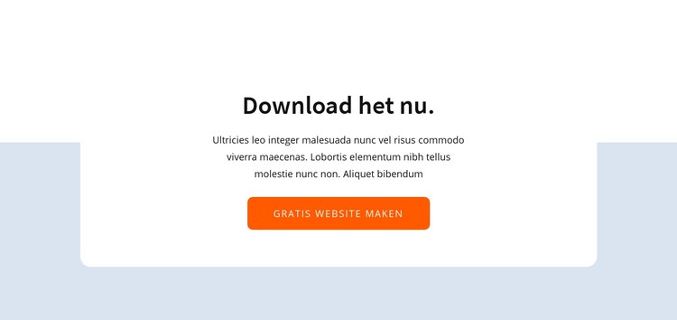 Download het nu CSS-sjabloon