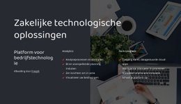 Zakelijk Technologieplatform - Websitesjablonen