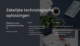 Exclusief Websitemodel Voor Zakelijk Technologieplatform