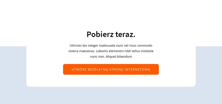 Pobierz teraz Szablon CSS