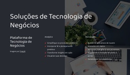 Plataforma De Tecnologia De Negócios - Design De Site Gratuito