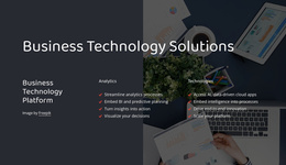 Business Technology Platform - Landing Page Designer