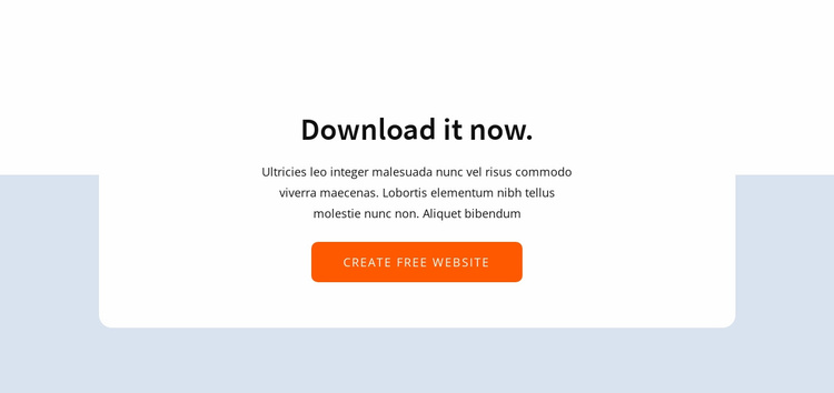 Download it now Landing Page