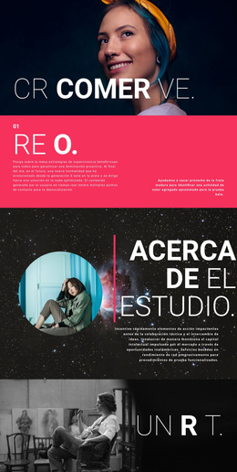 Plantilla CSS Para Estudio De Diseño Creativo