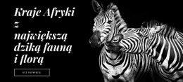 Fauna Afryki - Responsywny Szablon HTML5