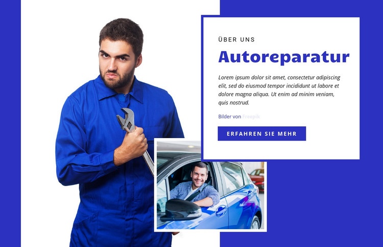 Fahrzeugservice- und Reparaturzentrum HTML Website Builder