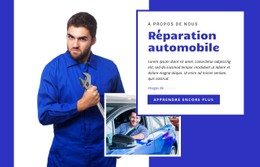 Centre De Service Et De Réparation De Véhicules Modèle De Site Web CSS Gratuit