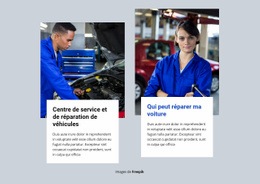 Modèle HTML5 Exclusif Pour Grands Mécaniciens Automobiles