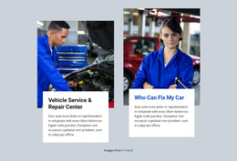 Bootstrap HTML For Great Car Mechanics