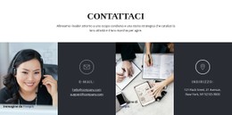 Mettiti In Contatto Con Noi Modello Di Sito Web CSS