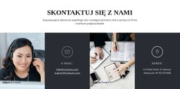 Skontaktuj Się Z Nami Szablon Strony Internetowej CSS