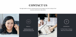 Get In Touch With Us - Beautiful Landing Page