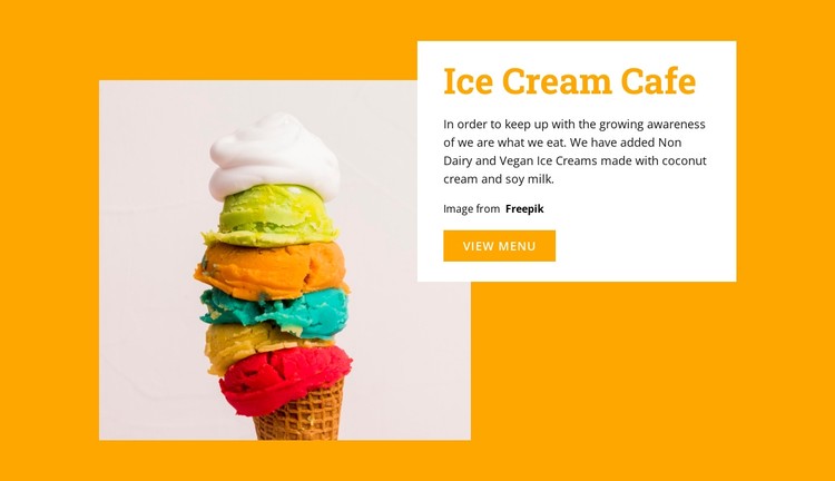 Homemade flavors CSS Template