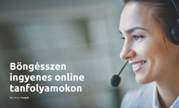 Otthoni Online Tanulás – Webhelytervező Sablon