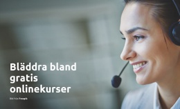 Heminlärning Online Målsidesmall