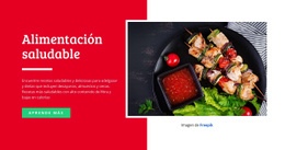 Comida Sana Y Deliciosa - Creador De Sitios Web Sencillo