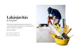 Lakásjavítás És Felújítás – Egyszerű WordPress Téma