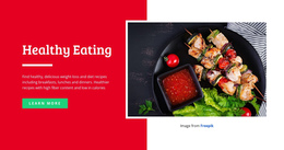 Healthy And Yummy Eating Simple Builder Software