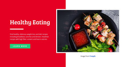 Healthy And Yummy Eating - Beautiful WordPress Theme