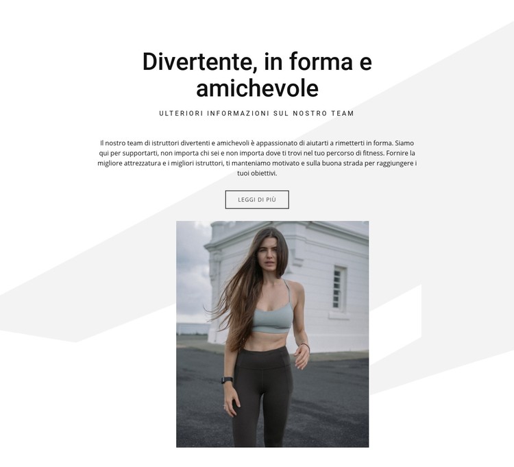 Divertente, in forma e amichevole Modello CSS