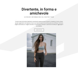 Divertente, In Forma E Amichevole - Funzionalità Tema WordPress