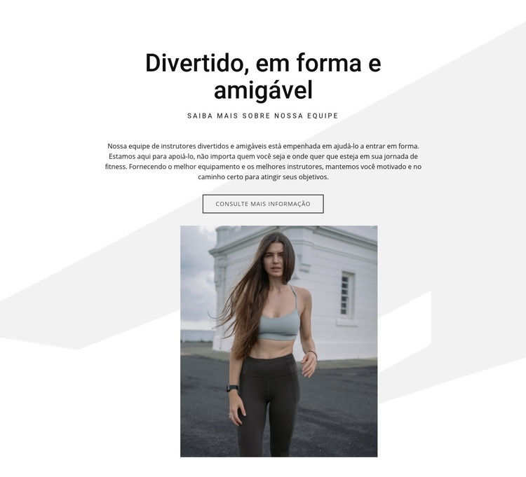 Divertido, em forma e amigável Construtor de sites HTML