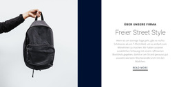 Website-Design Für Freier Streetstyle