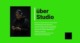 Informationen Zum Musikstudio – Responsives WordPress-Theme