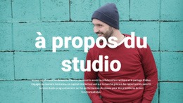 À Propos Du Studio De Design - Créer Une Maquette De Page Web