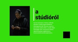 Zenei Stúdió Információk - Ingyenes Webhelysablon
